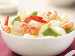 Endiviensalat Mit Garnelen Und Avocado Rezept Salat Endiviensalat Rezepte