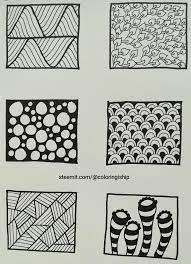 You can use these simple and cool patterns in any of your drawings or when sketching. Doodle Tutorial For Complete Beginners Sample Doodle Patterns And Free Downloadable Templates Are Included Steemit