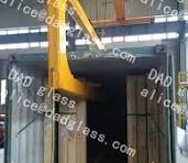Glass Container Unload Beam C Shape Glass Crates Loading ...