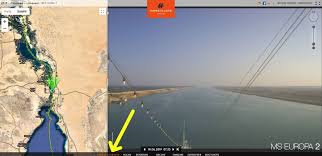World trade is being disrupted by a large container ship, ever giver, blocking the suez canal. Panomax Im Suez Kanal