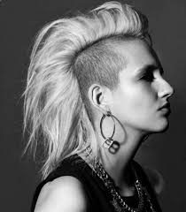 Punk Medium Hairstyles Side Shaved Punk Hairstyles For Women Medium Hair Victorhug Half Shaved Hair Mohawk Hairstyles For Women Medium Length Hair Styles