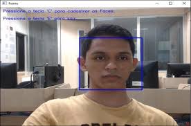 Face registration screen. Source: Authors, (2022).