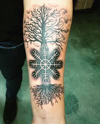 Tree Of Life Aegishjalmur Tatuagem Tatuagem Maori Tatoo