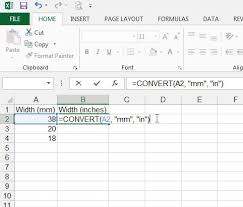 An inch was defined to be equivalent to. How To Convert Mm To Inches In Excel 2013 Solve Your Tech