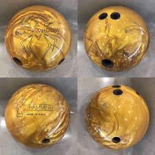 The lead character is an avid bowler named jeff the dude lebowski and in one scene (while he is unconscious) he is seen with a gold bowling ball. Hammer Black Widow Gold Bowling Ball 14lbs Sports Equipment Sports Games Billiards Bowling On Carousell