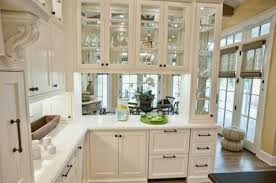 with glass cabinets doors brings light