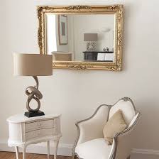 Elegant Gold Mirror This Gold Decorative Mirror Is A Traditional Classic Wall Mirror It Also Can Be A Gold Mirror Wall Mirror Dining Room Living Room Mirrors