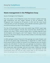 For example, trial by jury which we have earlier cited as an example of a civil they are the same in all parts of the world, whether the philippines or england in short, it is the position of philippine law and jurisprudence that it is not one of a. Waste Management In The Philippines Free Essay Example