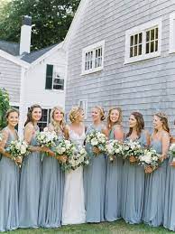 20 Dusty Blue Bridesmaid Dresses You Ll Love Summer Wedding Dress Bridesmaid Dusty Blue Weddings