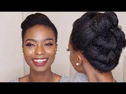 Look Good With Your Natural Hair For Valentine Easy Updo Natural Hair Style Youtube Natural Hair Styles Natural Hair Styles Easy Hair Styles