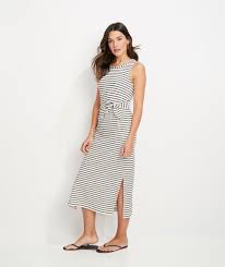 Shop Lurex Stripe Knit Midi Dress At Vineyard Vines In 2020 Striped Knit Dresses Clothes For Women