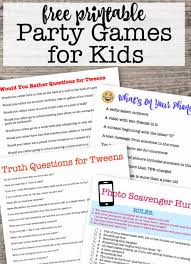 Check spelling or type a new query. Party Games For Kids Momof6