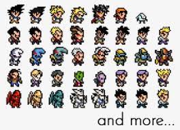 This game is about dragon ball z and you will play and fight with him. Dragon Ball Z Devolution Characters Dragon Ball Z Devolution Sprites Transparent Png 480x352 Free Download On Nicepng