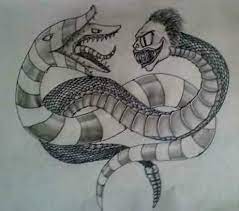 So the fact that it may or may not be able to turn into a sandworm is irrelevant. Beetlejuice Vs Sandworm By Deathlytoxicity Deviantart Com On Deviantart Beetlejuice Tattoo Tim Burton Tattoo Beetlejuice