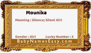 What Is The Meaning Of Name Mounika Babynameseasy