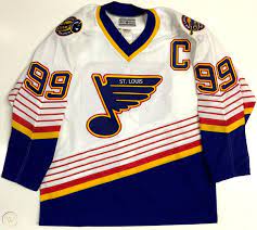 Wayne Gretzky St Louis Blues Ccm Authentic Jersey Size 48 Rare 1756913141