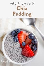 Keto Chia Pudding Such A Simple And Easy Recipe For Breakfast Or A Snack Packed With Fiber And G Keto Chia Pudding Chia Seed Pudding Almond Milk Keto Pudding