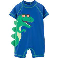 Baby Boy Carter S Dinosaur One Piece Rashguard Baby Boy Swimwear Toddler Fashion Carters Baby Boys