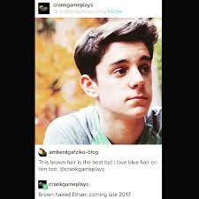So If Ethan Goes Back To Natural Hair Color I Guess We Then Have To Try To Get Jack To Return To His Natural Ha Markiplier Youtube Gamer Ethan Crankgameplays