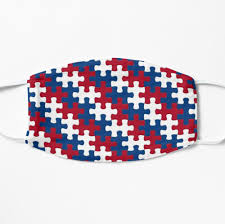 It is perfect for quilting, apparel, and home decor accents. Jigsaw Puzzle Pieces Red White And Blue Mask By Briansmith84 Jigsaw Puzzle Pieces Puzzle Pieces Red And White