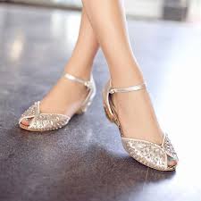 Fancy Wedding Shoes Unique Bridal Stones Sandal High Heels Fancy Flat And Duckle Pumps Wedding Shoes Open Toe Stunning Shoes Unique Wedding Shoes