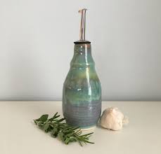 Ceramic Olive Oil Dispenser Pottery Olive Oil Bottle Ceramic Etsy Olive Oil Bottles Olive Oil Dispenser Oil Bottle