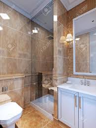 Pin, reveal and conserve this gallery that is incredible. Bathroom Art Deco Style A Full Bathroom That S On The Small Stock Photo Picture And Royalty Free Image Image 46194813