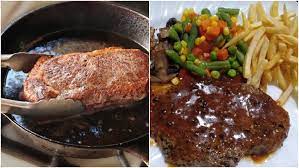 Inilah cara anda memasak ini. Resep Beef Steak Rumahan Yang Dagingnya Juicy Kalau Nggak Ada Pemanggang Teflon Pun Jadi