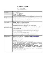 Sono tante le operazioni che puoi fare senza andare in filiale: Curriculum Vitae Lorenzo Baraldo Un Nome Una Garanzia Kataweb