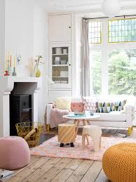 These inspired spaces will forever change your opinion of soft hues. Pastel Modern Living Room Homey Oh My