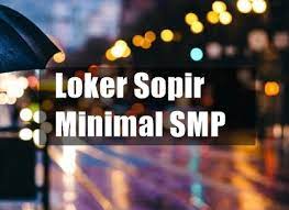 Di cari kerja serabutan, kerja berat u.17 s/d 30th,tinggal dalam. Loker Sopir Minimal Smp Loker Jog