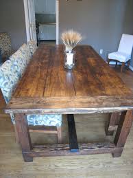This beautiful farmhouse table is crafted from reclaimed pine wood, and it's 72 inches long and 44 inches wide—perfect for seating six to eight people. Diy Friday Rustic Farmhouse Dining Table Betterdecoratingbiblebetterdecoratingbible