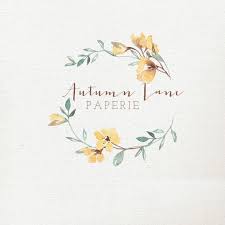Logo Design Company Logo Website Logo Business Logo Floral Logo Watercolor Logo Floral Branding Yellow Flower Logo Floral Logo Flower Logo Floral Wreath Watercolor