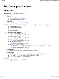 Image result for CHAD Score