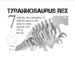 Available in chinese and english. T Rex Instructions 8 Individual Steps Rex Jurassic Park Party Fun Projects