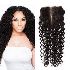 Indian Virgin Hair Deep Curly 4 4 Middle Part Lace Top Closure 36 00 Deep Curly Virgin Indian Hair Hair Styles