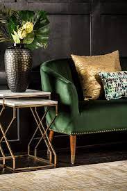 Over the years, however, a sofa can become stained, outdated, or saggy, tempting us to bite the bullet and spring for a new one. Bellini Two Seat Sofa In Bottle Green Velvet Art Deco Styled With Rich Velvet Upholstery Id Green Sofa Living Room Green Living Room Decor Living Room Green