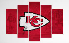 2019 kansas city chiefs wall calendar, kansas city chiefs by turner licensing free shipping & free returns! Home Decor 5 Panel Kansas City Chiefs Wall Art Canvas Large Wall Canvas Globalgym Parsberg Com