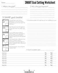 4 free smart goal setting worksheets and templates