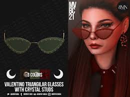 All games, sims 2, sims 3, sims 4. Free Download Metal Glasses With Crystal Studs By Murphy Lana Cc Finds