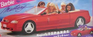 Barbie Ford Mustang Convertible Magically Expands From 2 To 4 Seater By Mattel Made In Italy 1 Ford Mustang Convertible Mustang Convertible Barbie Doll Car