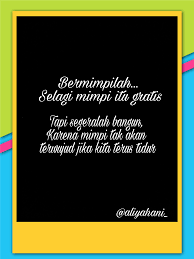 Pengertian kalimat perincian dan contoh kalimatnya. Harapan Dan Impian Rumah Cerita Uma Fatiha