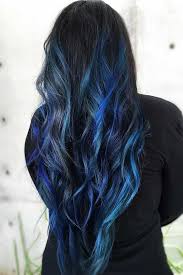 To some extends, the highlighted hair will become one of your favorite hairstyles. Black Hair With Highlights Blue Novocom Top