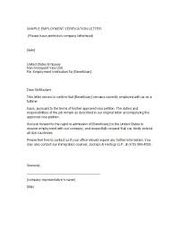 40 Proof Of Employment Letters Verification Forms Templates Samples Free Template Downloads