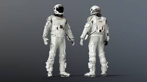 Spacesuit Interstellar 3d Model Space Suit Interstellar Astronaut Suit