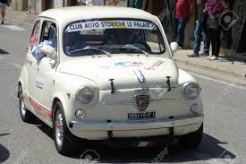 Benvenuti sulla pagina ufficiale di fiat 500. White Outdoor Model Ready For A Local Race Competition Fiat Stock Photo Picture And Royalty Free Image Image 111813857