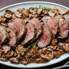 Put several tablespoons of butter all over the meat. Beef Tenderloin With Mushroom Sauce Video Natashaskitchen Com