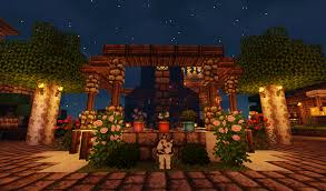 This mod was designed as improvement for the nether, adding more biomes, plants and materials into it. Wallpaper Minecraft Nether Landscape Building Lava Bridge Nature Plants Flowers Colorful Leaves Colorful Green Pink Yellow Water House Mountains Trees Forest Dog Wolf Mill Blue Clear Sky Hell Roses Rose Bushes