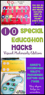 10 Special Education Classroom Hacks Visual Material Ed Special Education Special Education Classroom Special Education Visual