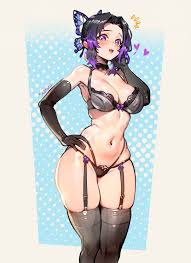 demon slayer, kimetsu no yaiba, kochou shinobu, topsu, 1girls - R34 Vault